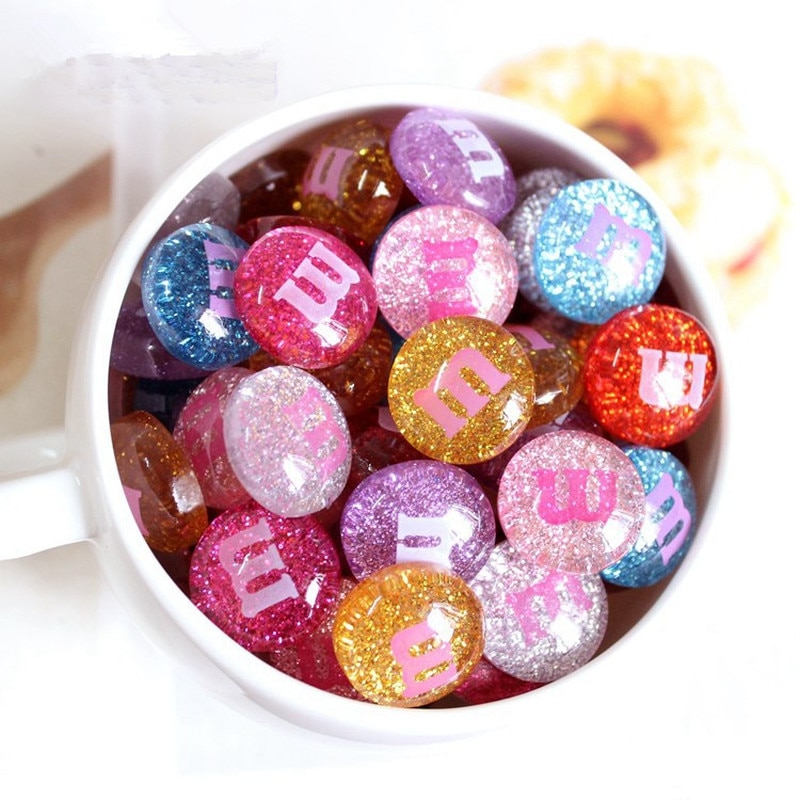 10Pcs Mini M Bean Addition Slime Filler for Slime