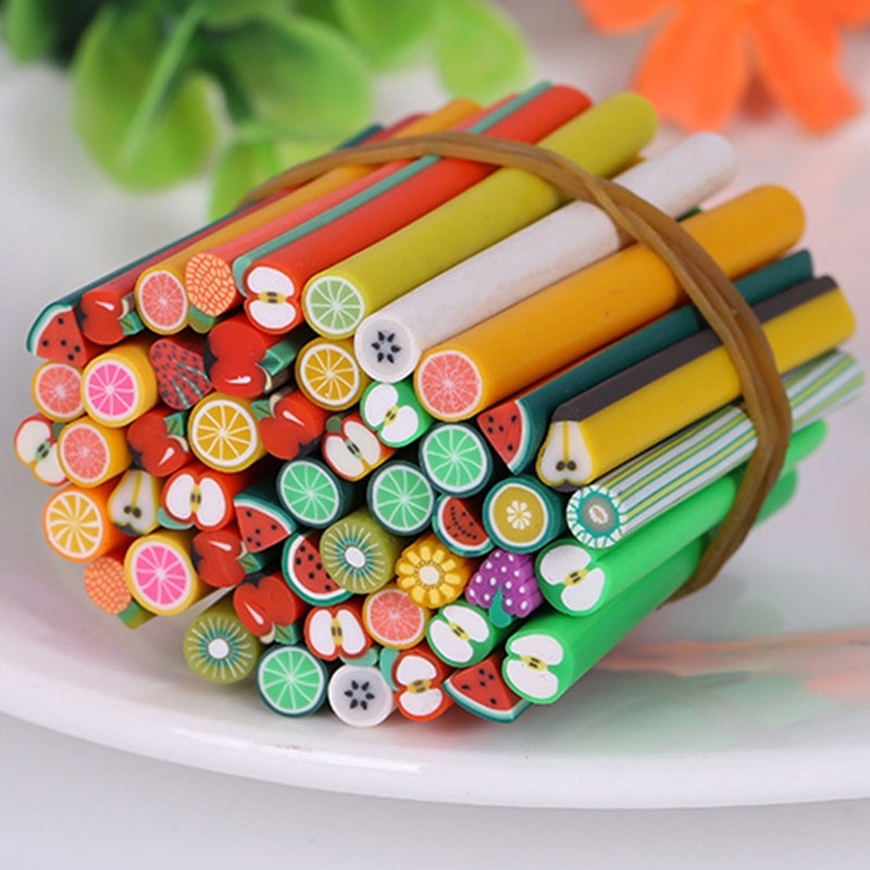 10pcs/Set Fruit Slices For Slime