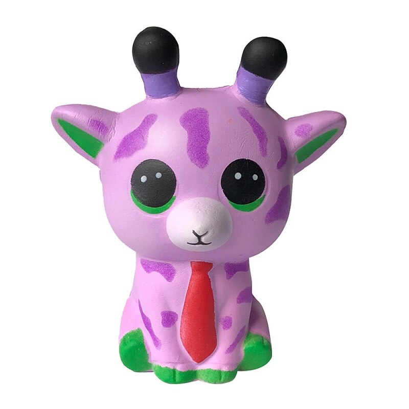 Kawaii Jumbo squishy Cartoon Animal Tie Sika Deer - Image 5