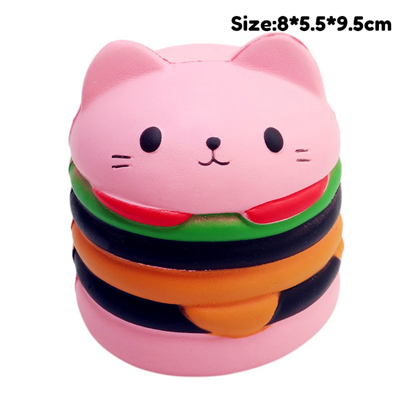 Antistress Squishy Toy Birthday Cake Milk Hamburger Cup - Image 2