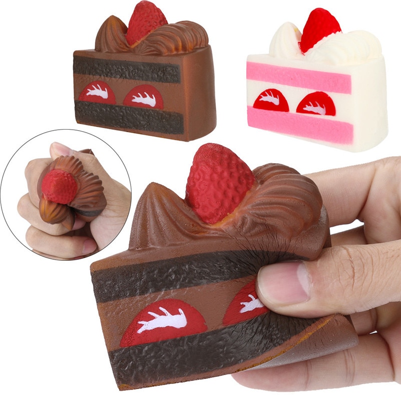Decompression Strawberry Cake  Squishies
