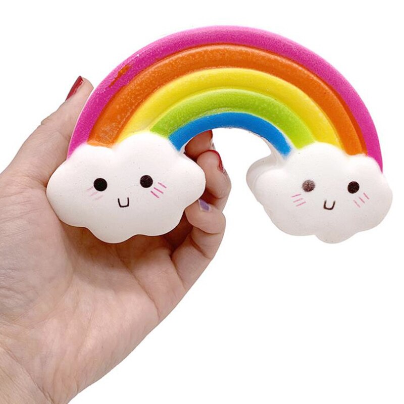 Kawaii Rainbow Smiley Soft Squishy Toys For Children - Image 2