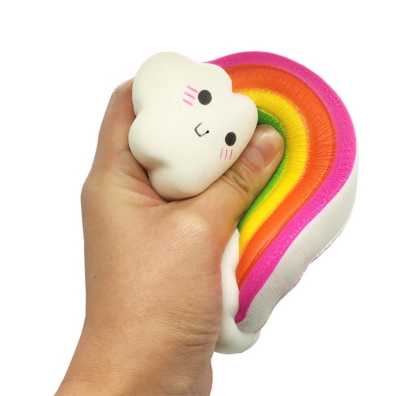 Kawaii Rainbow Smiley Soft Squishy Toys For Children - Image 3