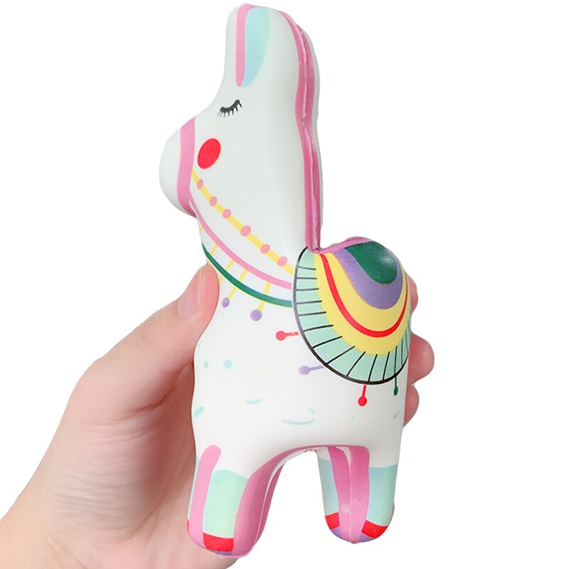 Kawaii Colorful Alpaca Squeeze Toys Squishy - Image 2