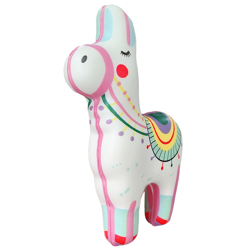 Kawaii Colorful Alpaca Squeeze Toys Squishy - Image 3