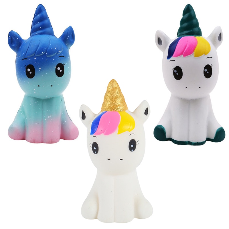 New Squishy Cute Unicorn  Soft Squeeze Toy Stress Relief for Kid