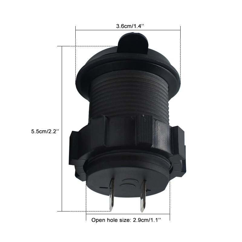 2019 New Arrive Cigarette Lighter Socket Splitter 12V-24V 2 Port USB Car Charger 5V 4.2A output with led light Power Adapter - Image 6