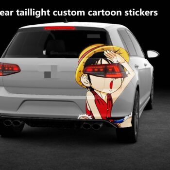 FOR Golf 6 Golf 7 POLO car exterior decoration creative stickers rear tail lights custom cartoon stickers