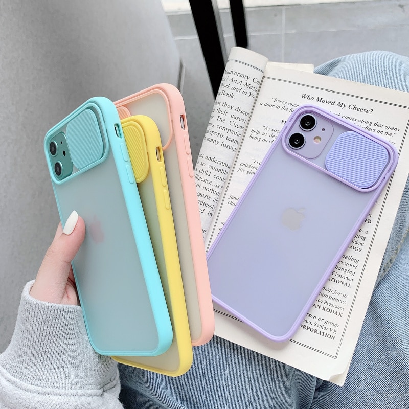 Camera Lens Protection Phone Case on For iPhone 11 12 Pro Max 8 7 6 6s Plus Xr XsMax X Xs SE 2020 12 Color Candy Soft Back Cover - Image 2