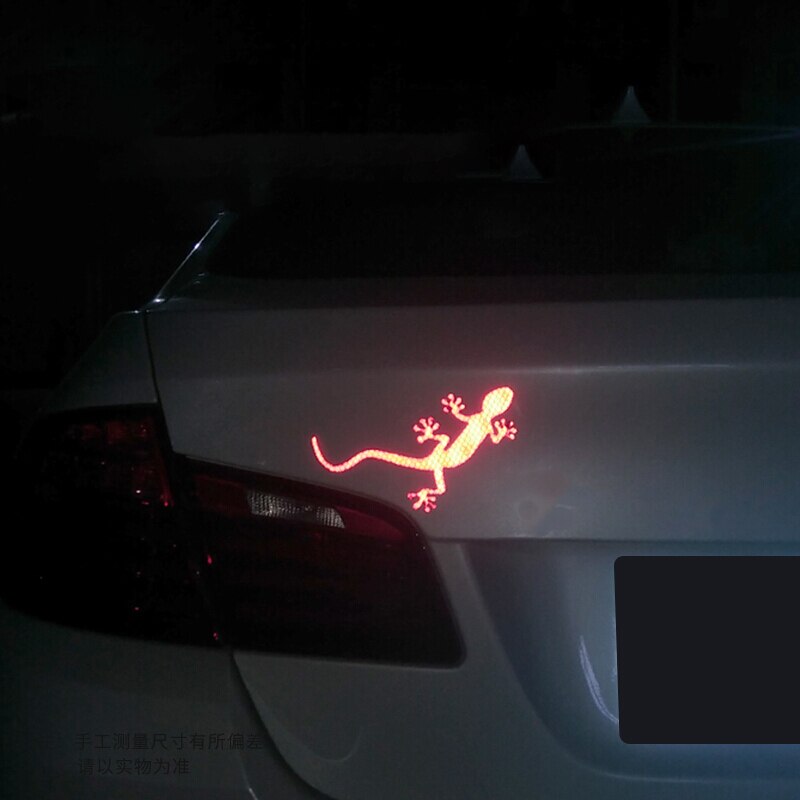 Car Reflective Sticker Safety Warning Mark Cars Auto Exterior Accessories Night Driving Warning Gecko Strip Light Reflector - Image 3