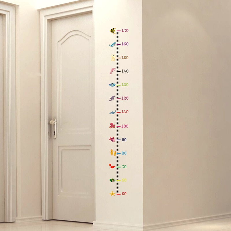 Height Measure Wall Stickers Home Decor