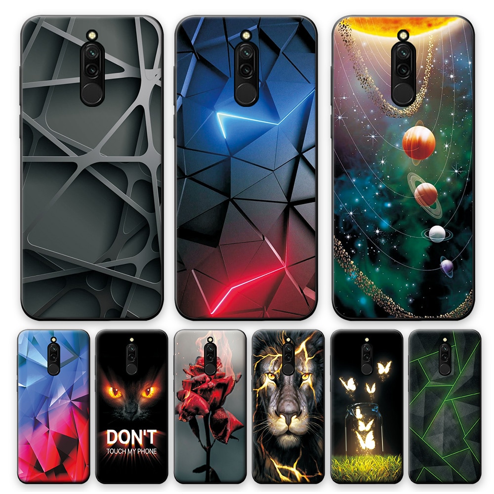 Case For Redmi 8 Case Cover on Redmi 8 Shockproof Silicone Phone Case For Xiaomi Redmi 8 6.22 inch Cool Cover Bumper For Redmi 8