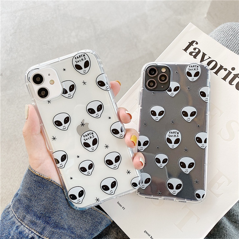 Extra-Terrestrial Phone Case For Xiaomi Mi 11 Note 10 9t A3 9 lite POCO X3 Cover For Redmi Note 7 8 9 Pro 9s 8t Cute Soft Cover