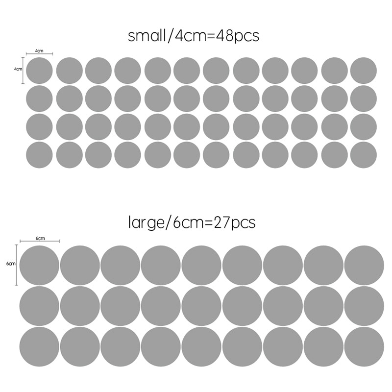 Gold Polka Dots Room Living Decor Home Wall Stickers - Image 6