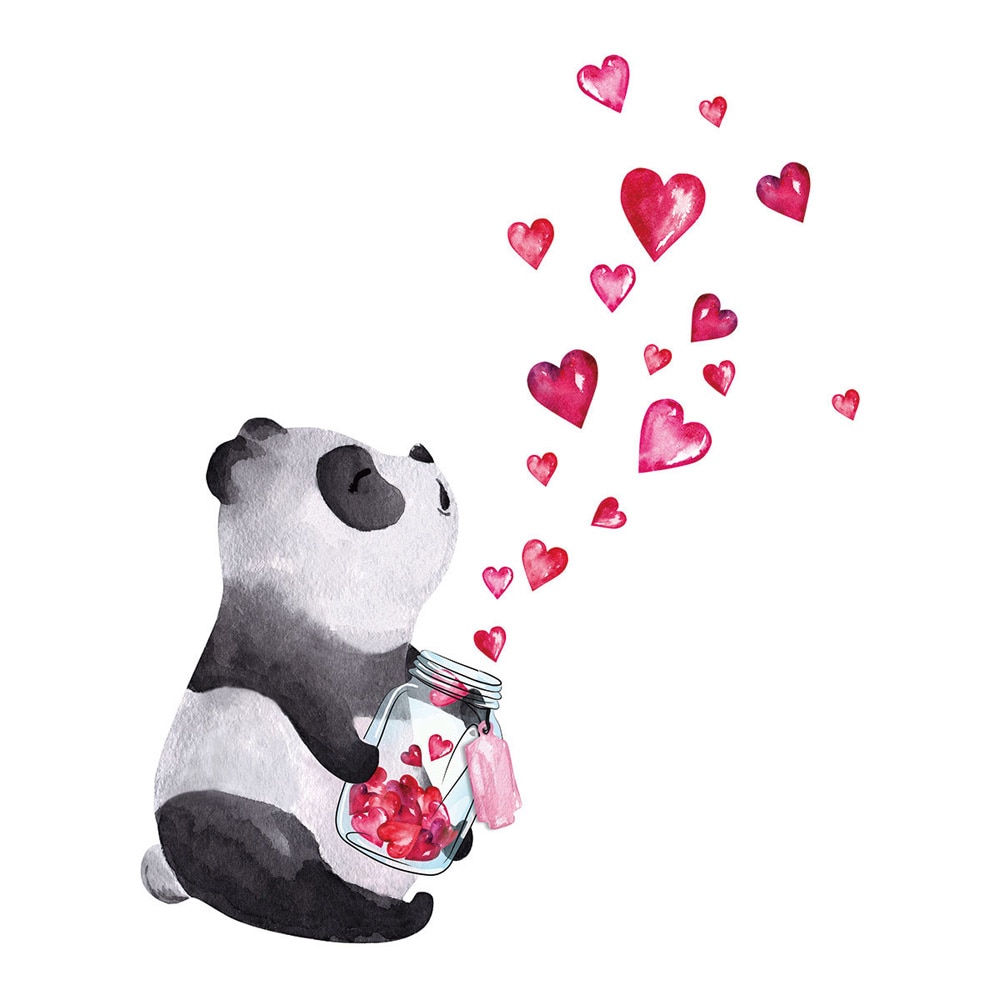 Hand drawn panda Wall Sticker - Image 6