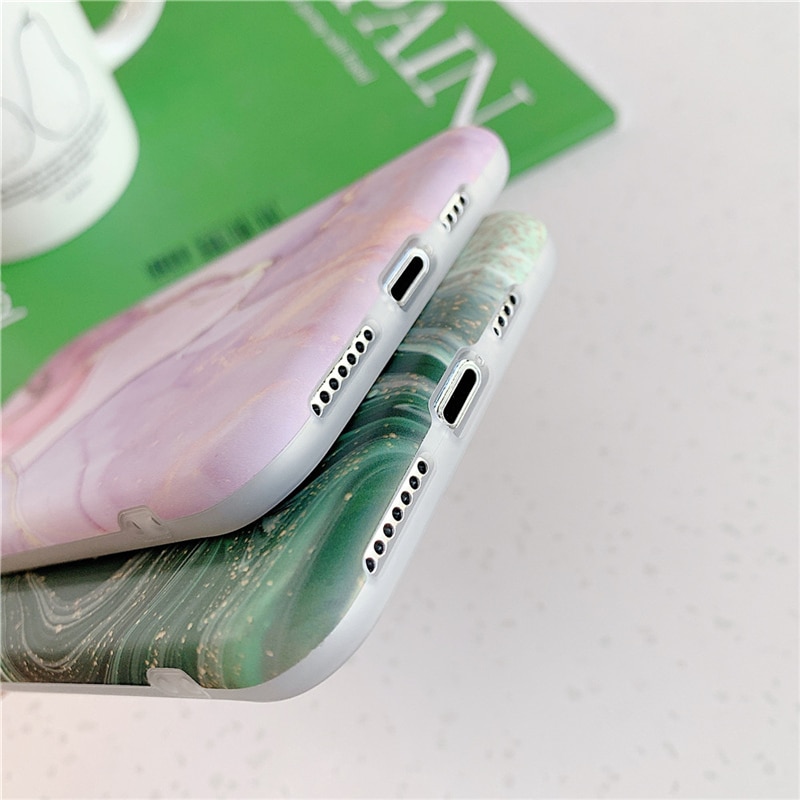 Vintage Marble Phone Case For iPhone 11 Pro Max X XR XS Max 12 Mini 7 8 Plus Luxury  Camera Protection Back Cover - Image 6