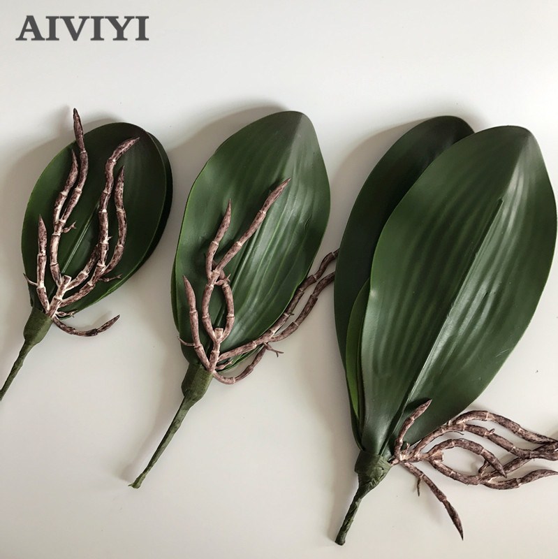 Artificial flower Orchid leaves