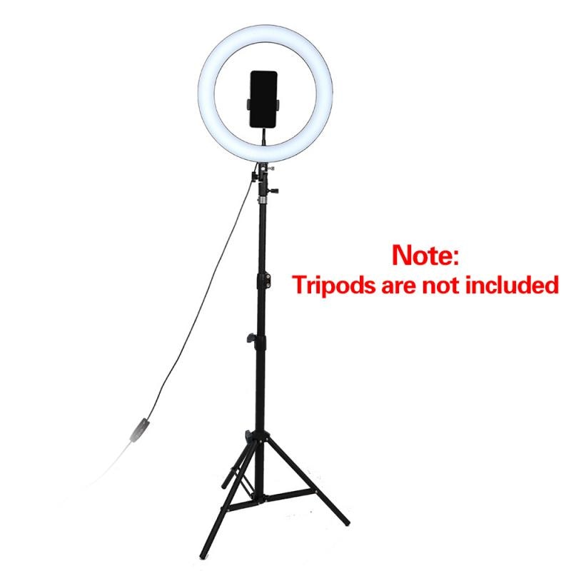 10"LED Ring Light With Stand Phone Holder Make-up for Camera iPhone YouTube - Image 6