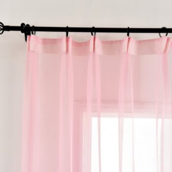 1pcs 100x130cm Door Window Curtain Kitchen Solid Voile Curtains Living Room Modern Bedroom Sheer Curtains Drapes Decoration