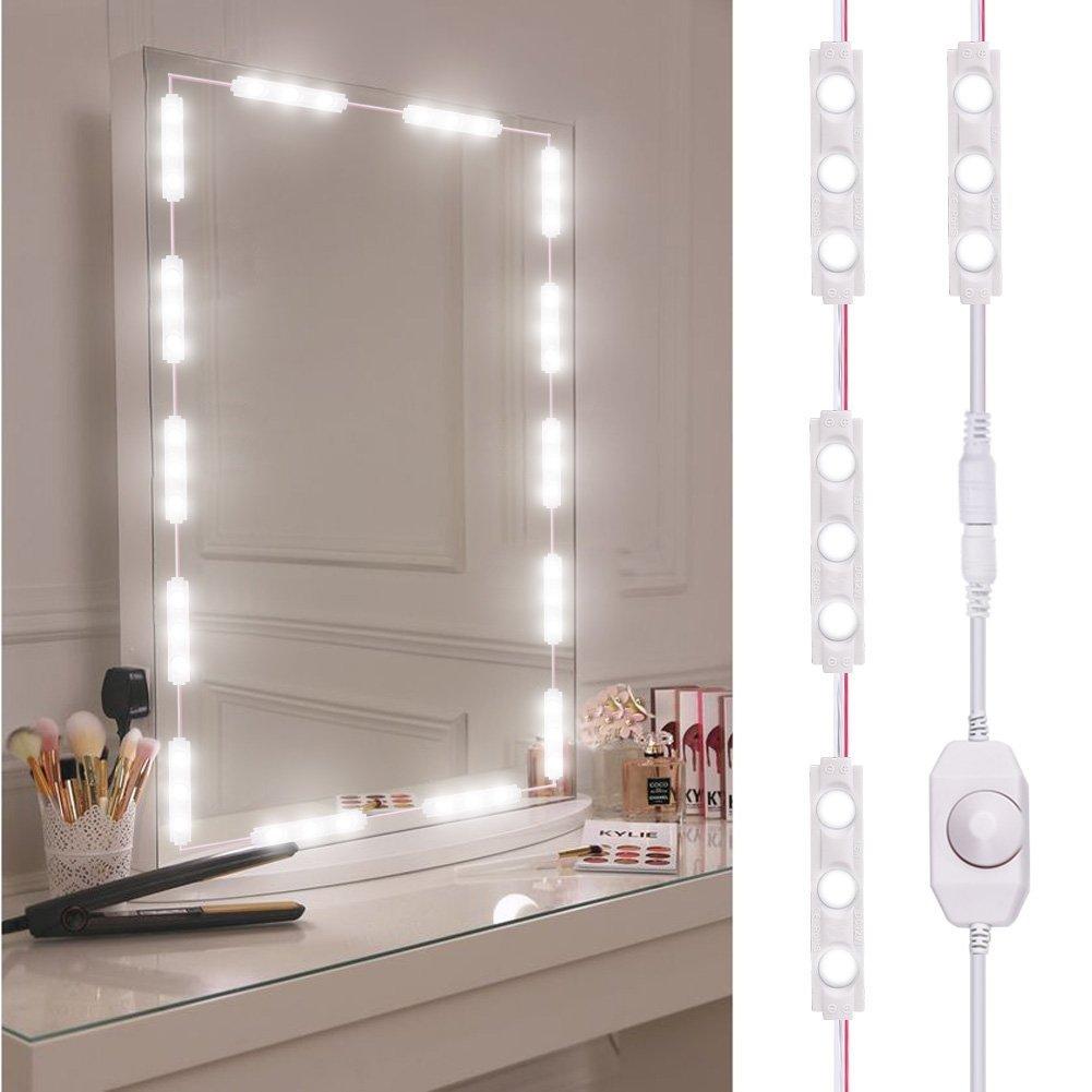 3M Mirror Light Bulb LED Makeup Mirror Dimmable Bulb Dressing Decoration Make Up Mirrors Powered Cosmetic Light Kit