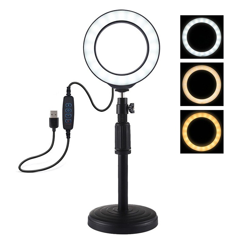 profissional Selfie Ring Light with Tripod For tiktok make up Dimmable LED ringlight Lamp Big Photography Ringlight with Stand